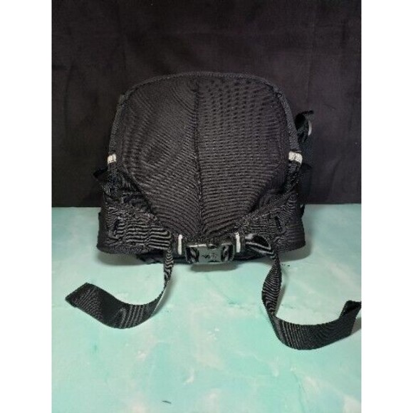 The North Face Messenger Bag Day Pack Black Waist Laptop Travel Soft Padded GUC - Picture 4 of 12